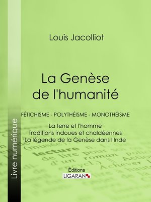 cover image of La Genèse de l'humanité